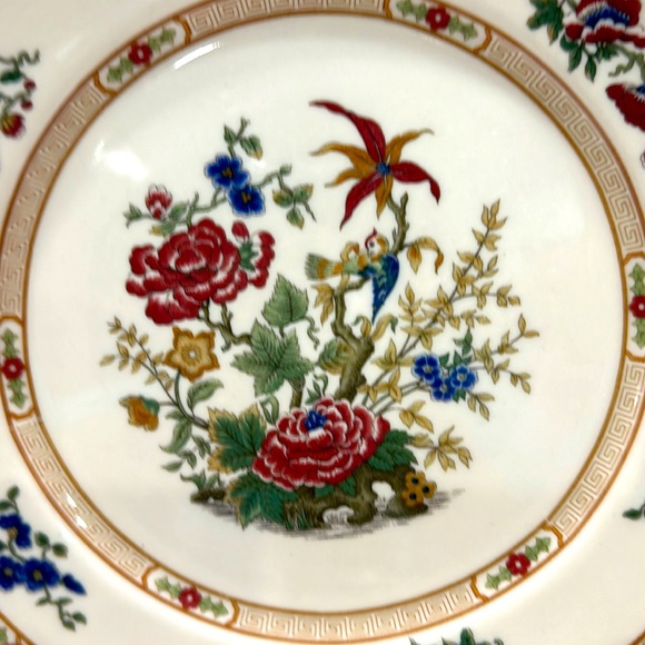 Set of 3 Syracuse China Old Ivory Shangha 9” Plate. Made in USA. A2434. - Picture 5 of 7